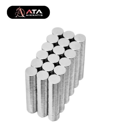 6 × 1 mm Yuvarlak Neodyum Mıknatıs
