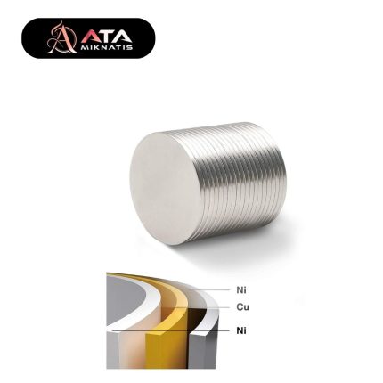 20×1mm Yuvarlak Neodyum Mıknatıs