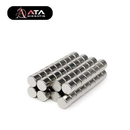 6×5mm Yuvarlak Neodyum Mıknatıs
