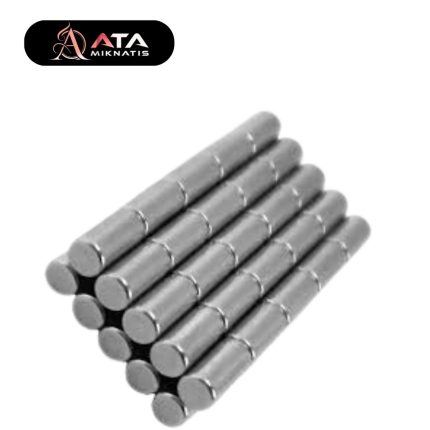 3 × 6 mm Yuvarlak Neodyum Mıknatıs